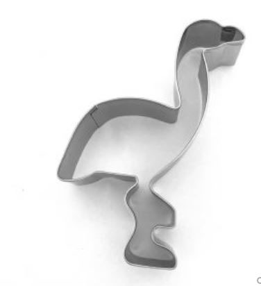 FLAMINGO COOKIE CUTTERS STAINLESS STEEL