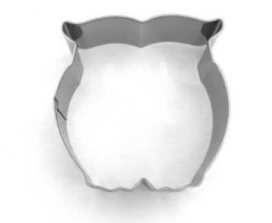 Owl cookie cutter stainless steel