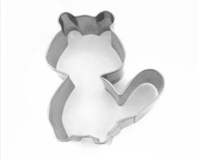 Racoon squirrel animal cookie cutter stainless steel