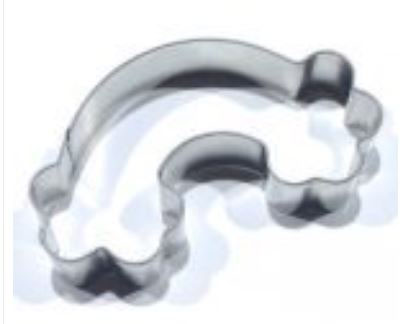 Rainbow Cookie Cutter Stainless steel