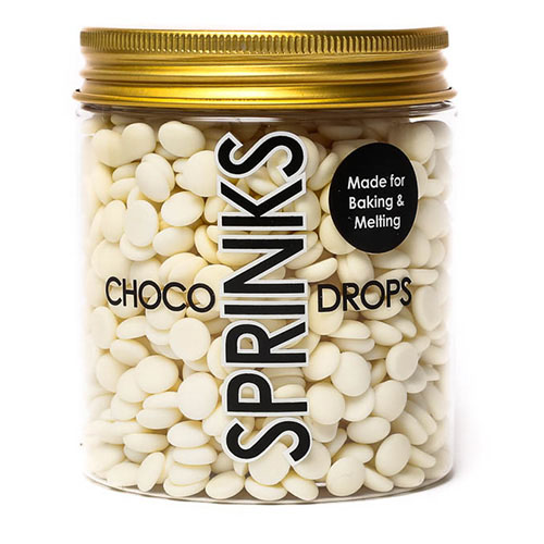 Sprinks Choco Drops White 200g
