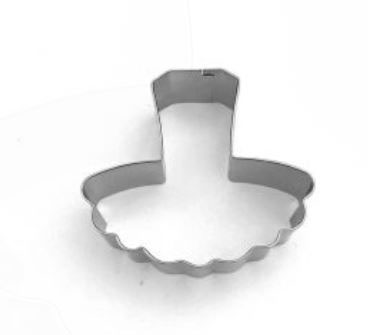 Tutu cookie cutter stainless steel