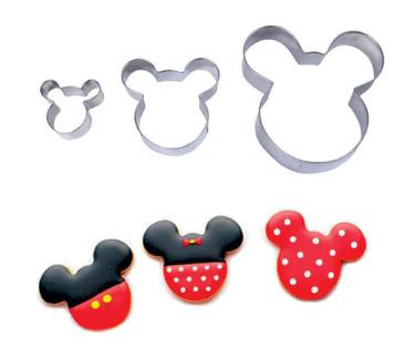 Mickey Mouse cookie cutter set