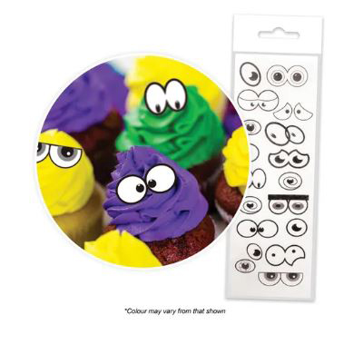 Mixed eye cake toppers