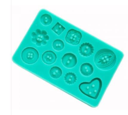 Silicone buttons mould