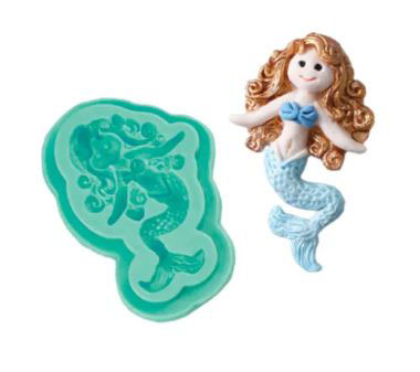 Silicone mermaid mould