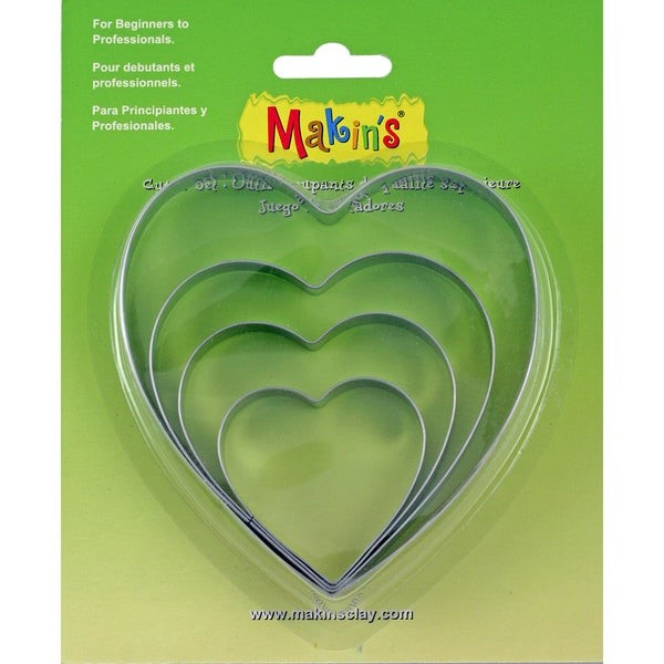 Makin's Cutter - Set of Hearts - Baking Bliss