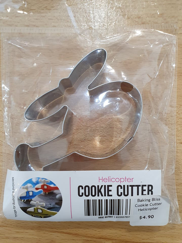 Helicopter Cookie Cutter
