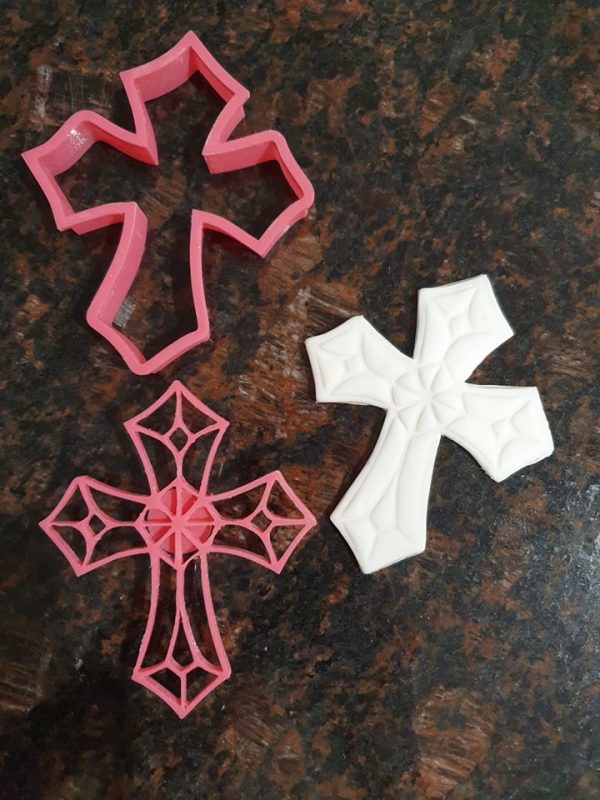 Bliss Gothic Stained Glass Cross Set