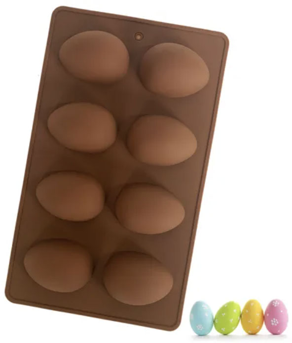 8 Easter Egg Silicone Mould