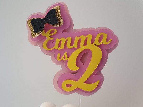 Bliss 3D Emma Wiggle Cake Topper