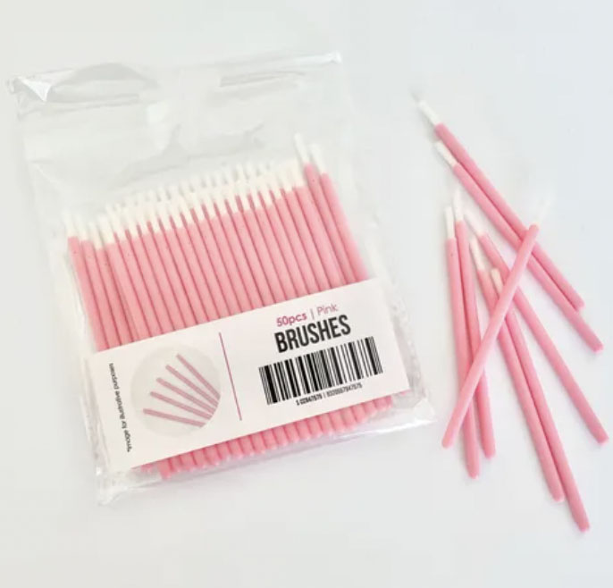 Pink Brushes (50 pieces)
