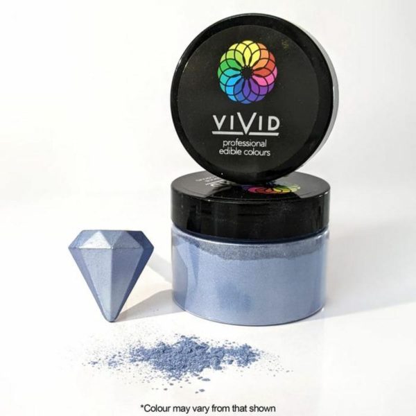 Vivid - Baby Blue Edible Metallic Dust - 50G