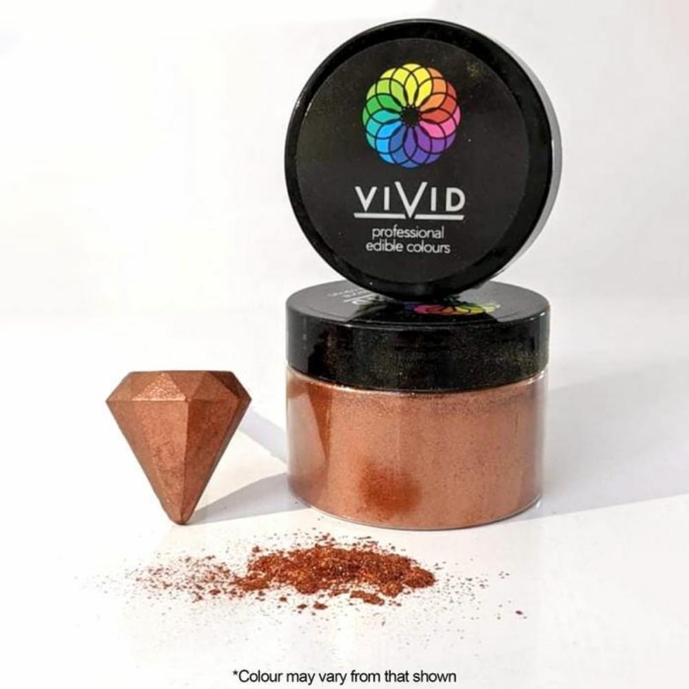 Vivid - Copper Shimmer Edible Metallic Dust - 50G