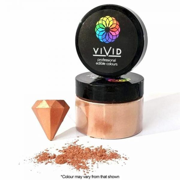 Vivid - Rose Gold Edible Metallic Dust - 50G