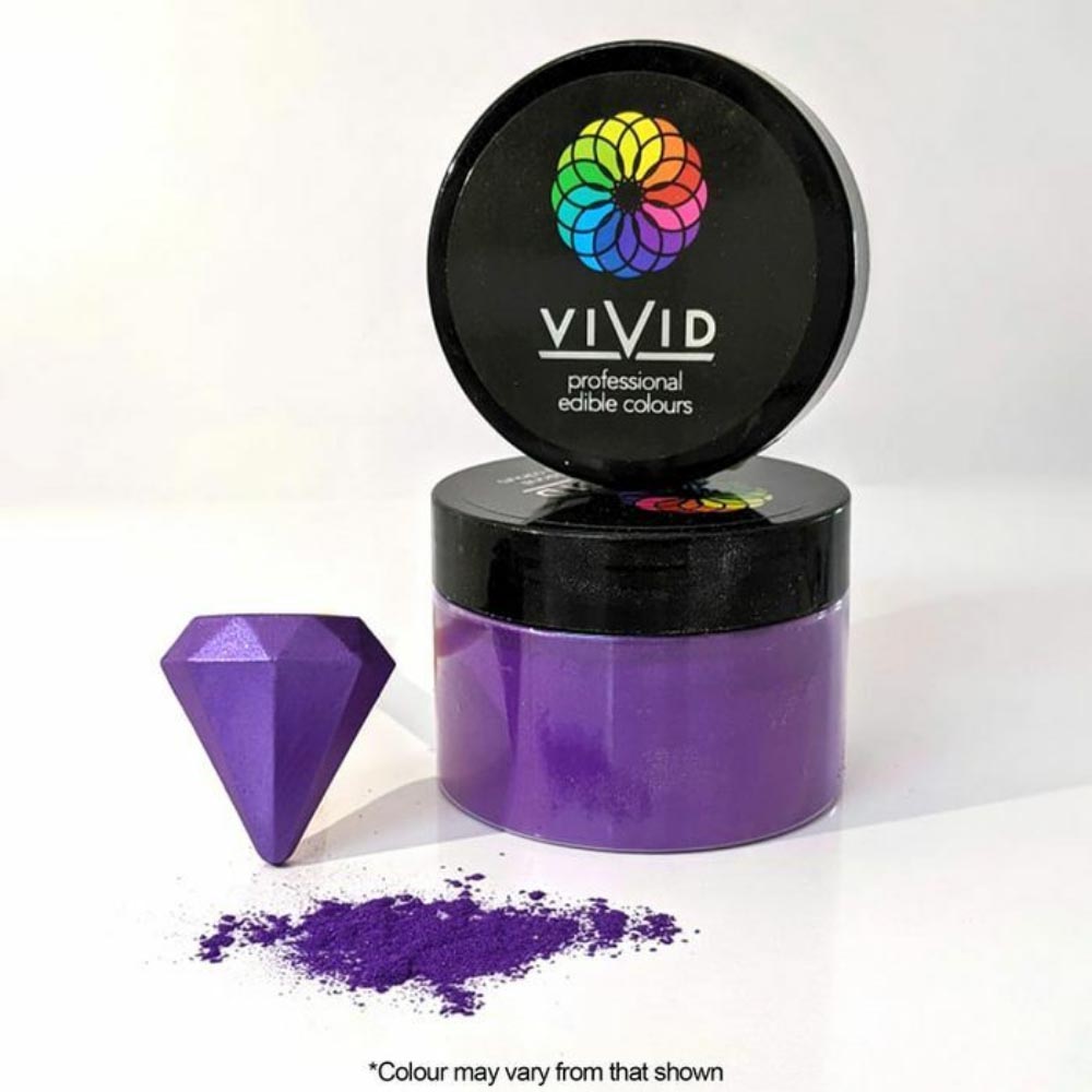 Vivid - Royal Purple Edible Metallic Dust - 50G