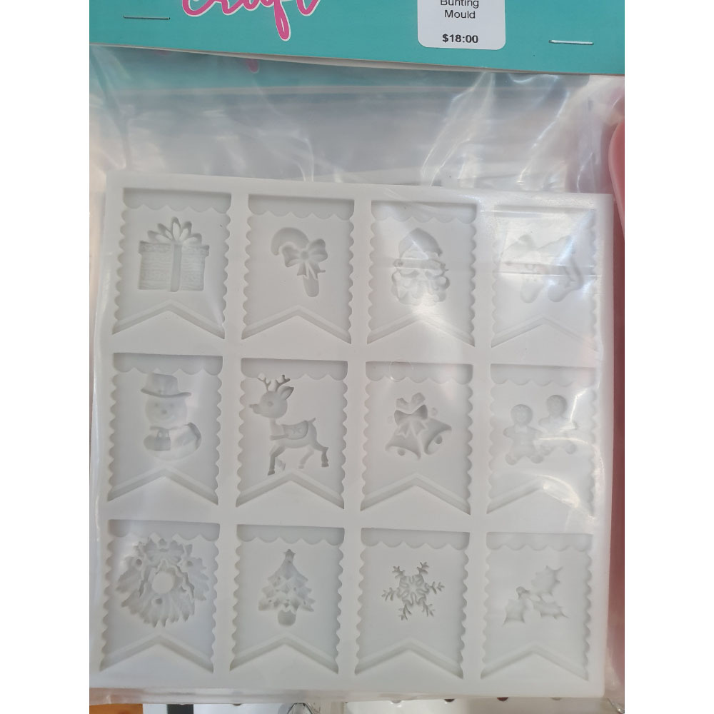 Christmas Bunting Silicone Mould