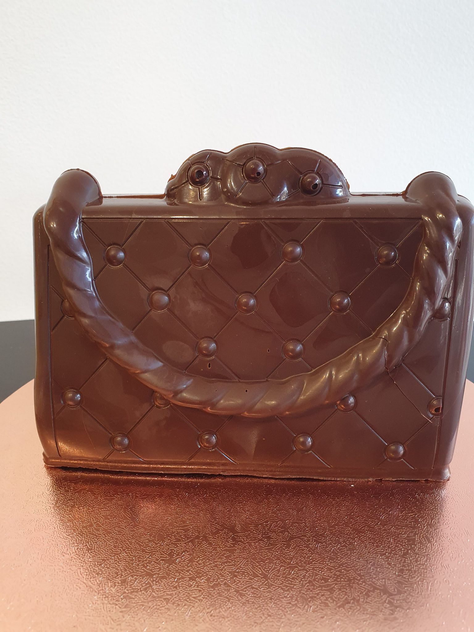 Coco Chanel Fashion Chocolate Bag Cake Topper